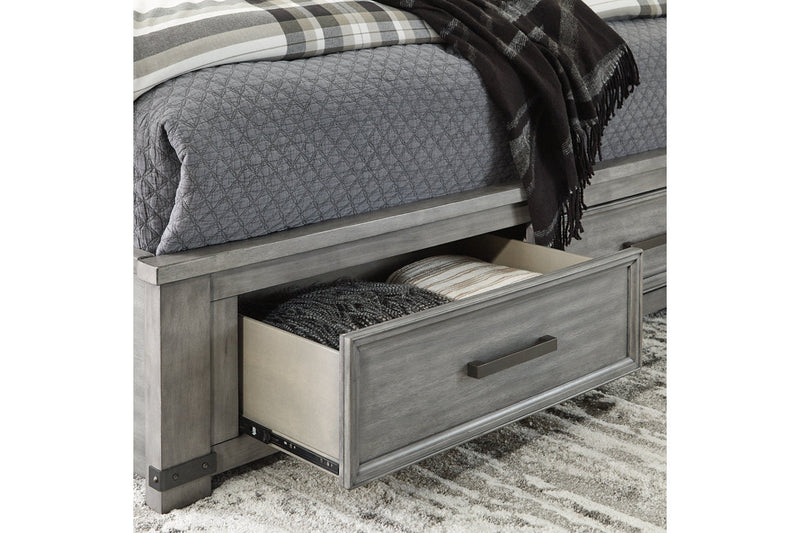 Russelyn Gray Storage Bedroom Set from Ashley - Luna Furniture