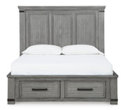 Russelyn Gray Storage Bedroom Set from Ashley - Luna Furniture