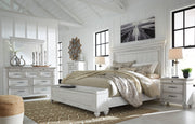 Kanwyn Whitewash Panel Storage Bedroom Set from Ashley - Luna Furniture