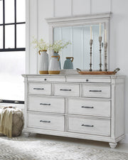 Kanwyn Whitewash Upholstered Storage Bedroom Set from Ashley - Luna Furniture