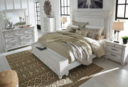 Kanwyn Whitewash Panel Storage Bedroom Set from Ashley - Luna Furniture