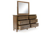 Sturlayne Brown Dresser and Mirror -  Ashley - Luna Furniture