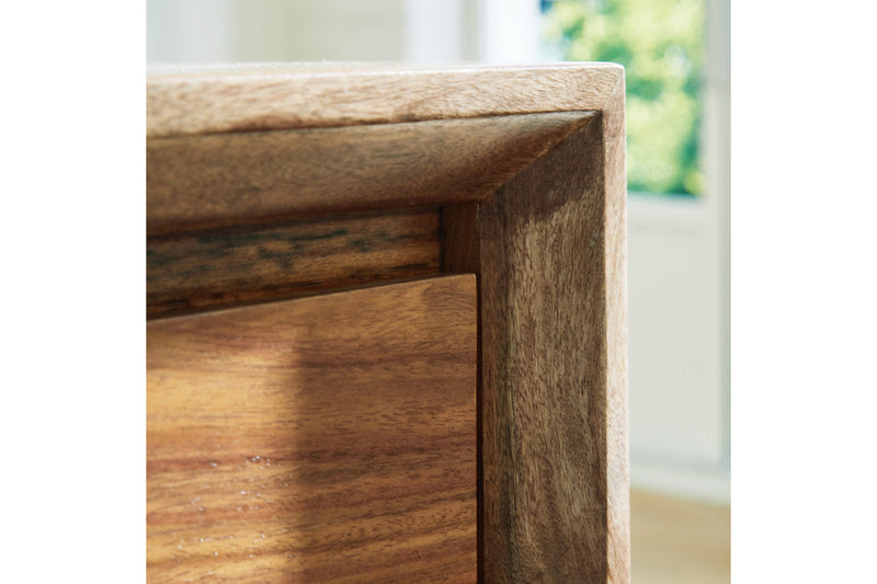 Dressonni Brown Dresser and Mirror -  Ashley - Luna Furniture