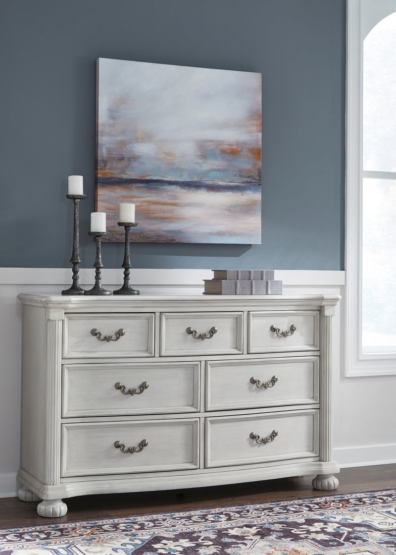 Montelaine Antique White Dresser from Ashley - Luna Furniture