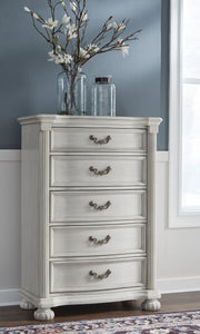 Montelaine Antique White Chest of Drawers from Ashley - Luna Furniture