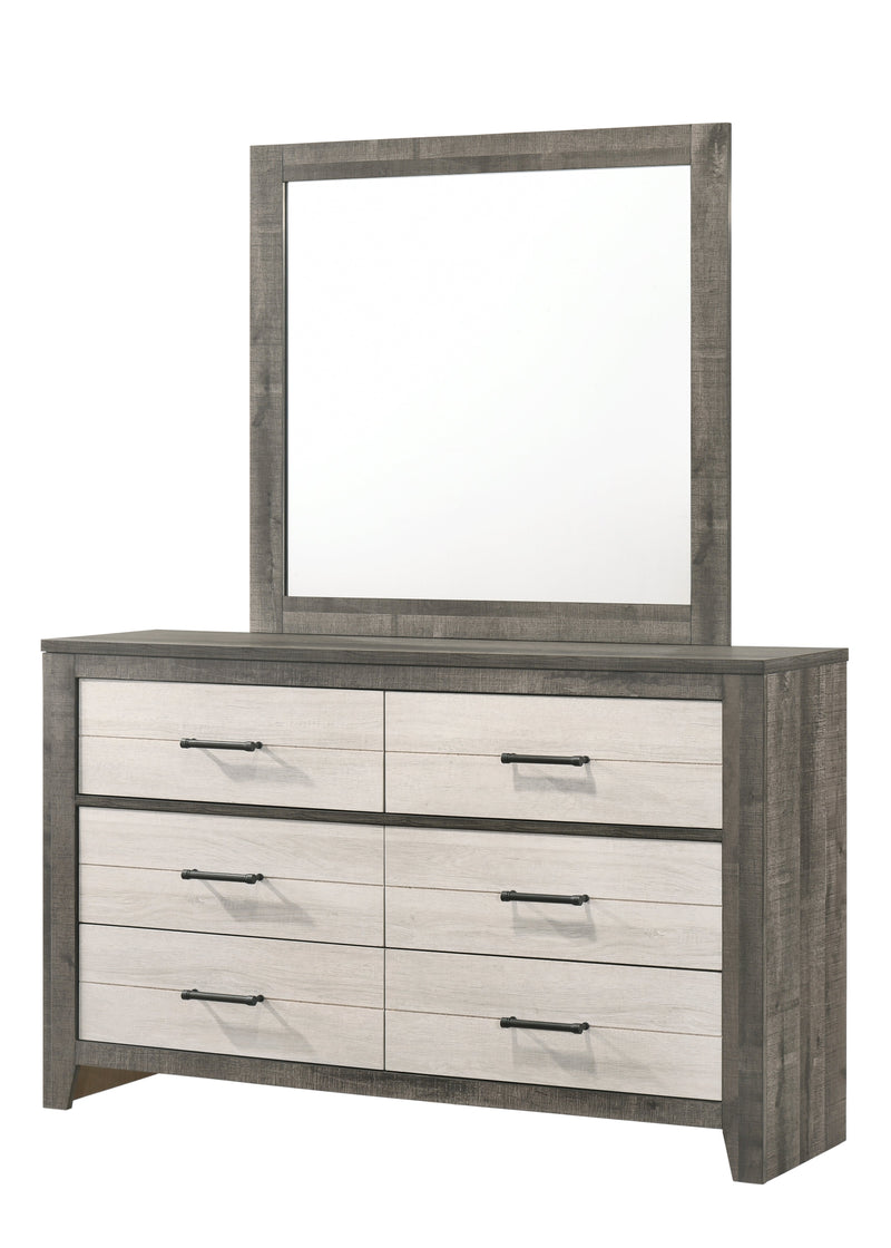 Rhett Brown/Cream LED Platform Bedroom Set from Crown Mark - Luna Furniture