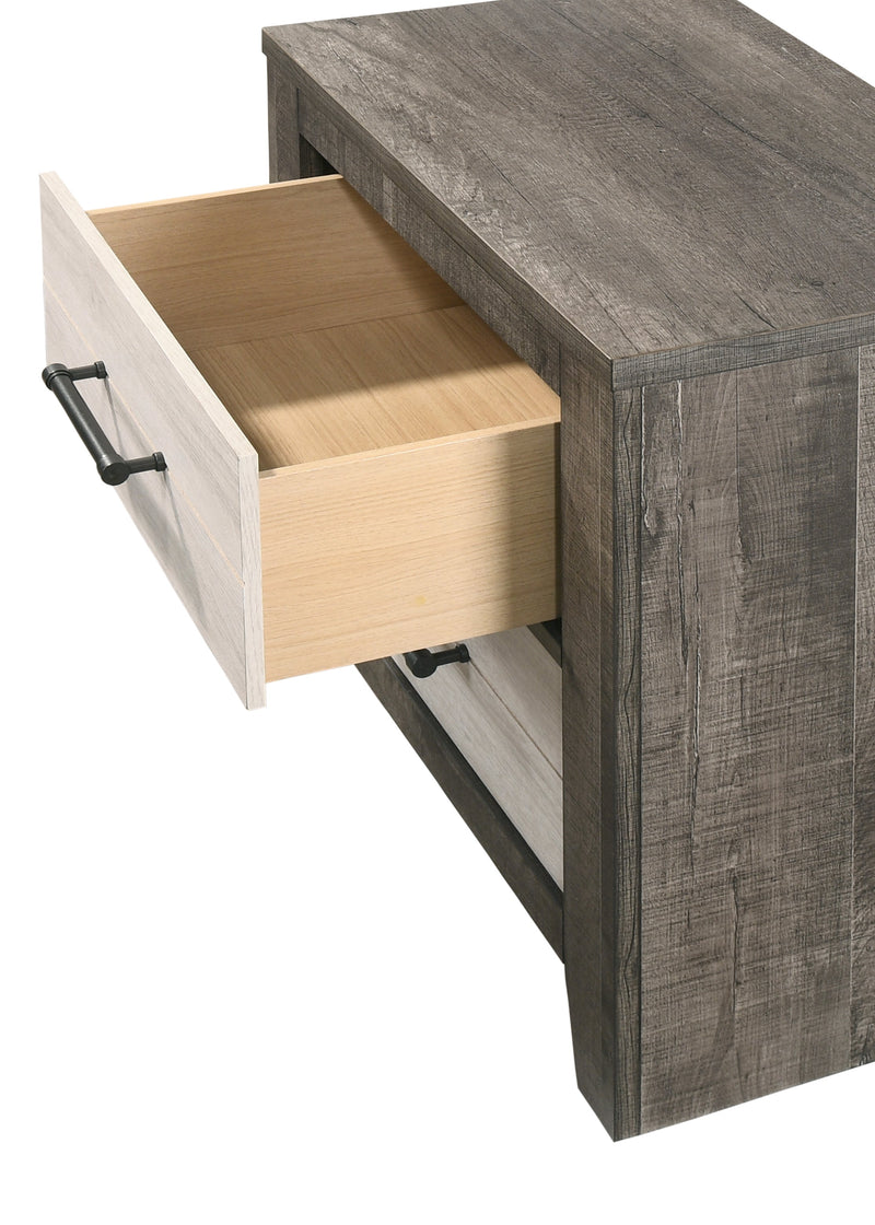 Rhett Brown/Cream LED Platform Bedroom Set from Crown Mark - Luna Furniture