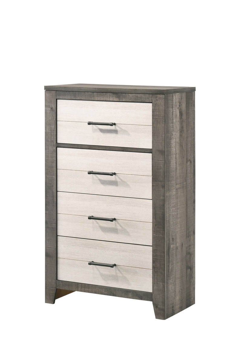 Rhett Brown/Cream LED Platform Bedroom Set from Crown Mark - Luna Furniture