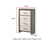 Rhett Brown/Cream LED Platform Bedroom Set from Crown Mark - Luna Furniture