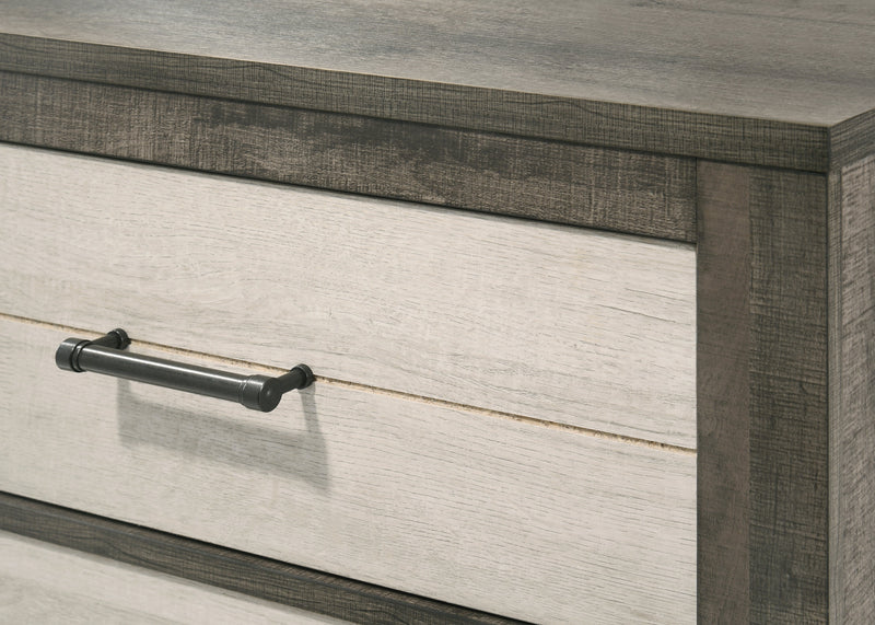Rhett Brown/Cream LED Platform Bedroom Set from Crown Mark - Luna Furniture