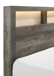 Rhett Brown/Cream LED Platform Bedroom Set from Crown Mark - Luna Furniture