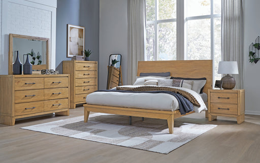 Sherbana Light Brown Panel Bedroom Set from Ashley - Luna Furniture