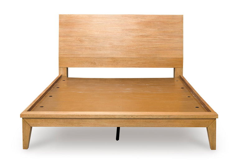 Sherbana Light Brown Panel Bedroom Set from Ashley - Luna Furniture