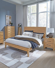 Sherbana Light Brown Panel Bedroom Set from Ashley - Luna Furniture