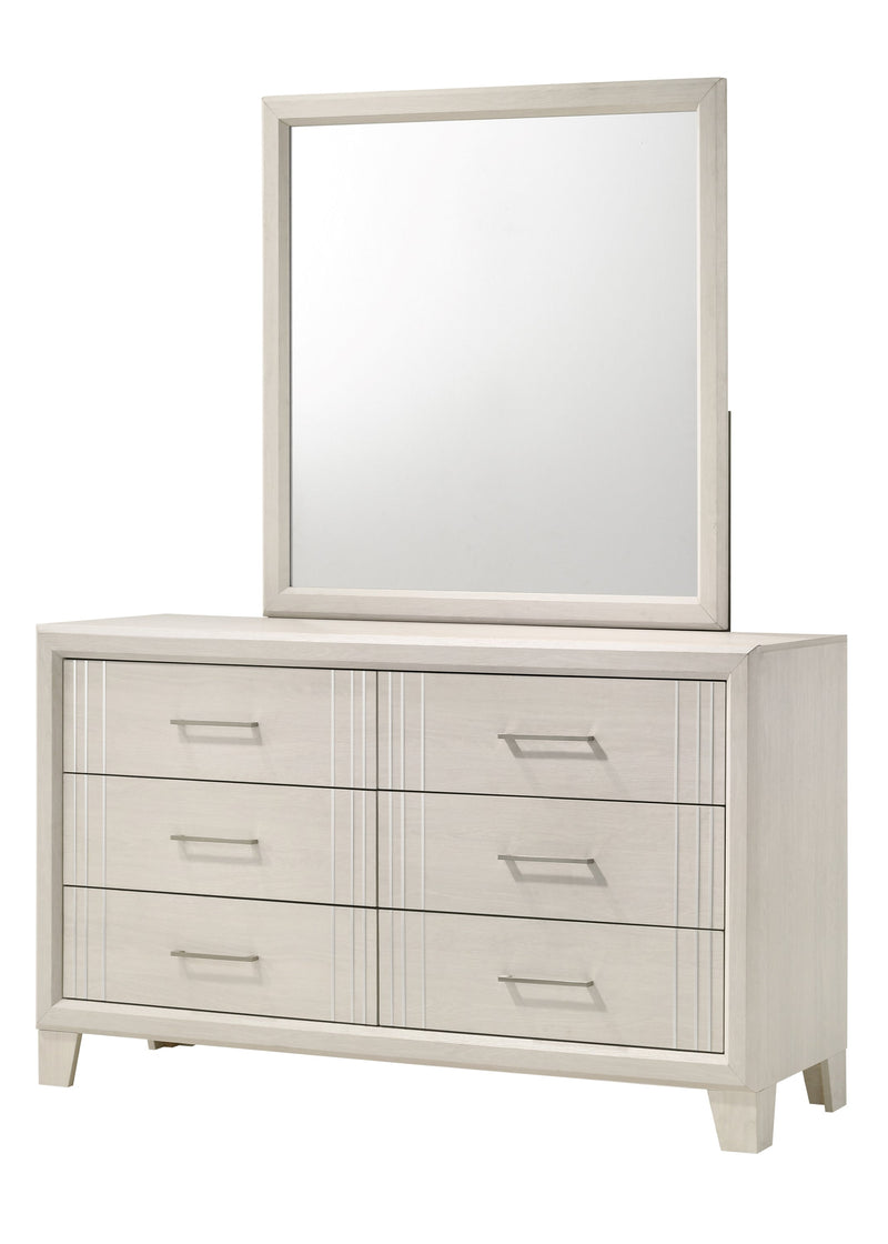 Charlie White Panel Bedroom Set from Crown Mark - Luna Furniture