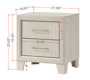 Charlie White Panel Bedroom Set from Crown Mark - Luna Furniture