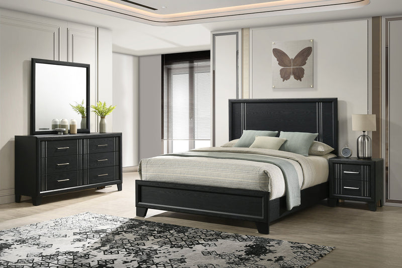 Charlie Charcoal Panel Bedroom Set from Crown Mark - Luna Furniture