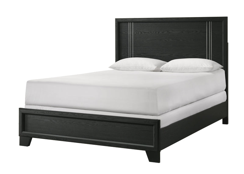 Charlie Charcoal Queen Panel Bed from Crown Mark - Luna Furniture