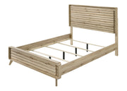 Dawson Light Wood King Panel Bed from Crown Mark - Luna Furniture
