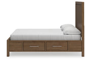 Cabalynn Light Brown Panel Storage Bedroom Set from Ashley - Luna Furniture