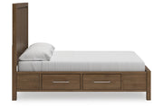 Cabalynn Light Brown Panel Storage Bedroom Set from Ashley - Luna Furniture