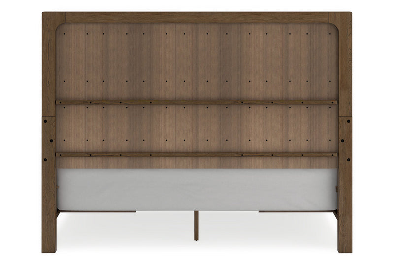 Cabalynn Light Brown King Panel Bed with Storage from Ashley - Luna Furniture