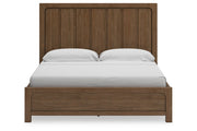 Cabalynn Light Brown King Panel Bed with Storage from Ashley - Luna Furniture