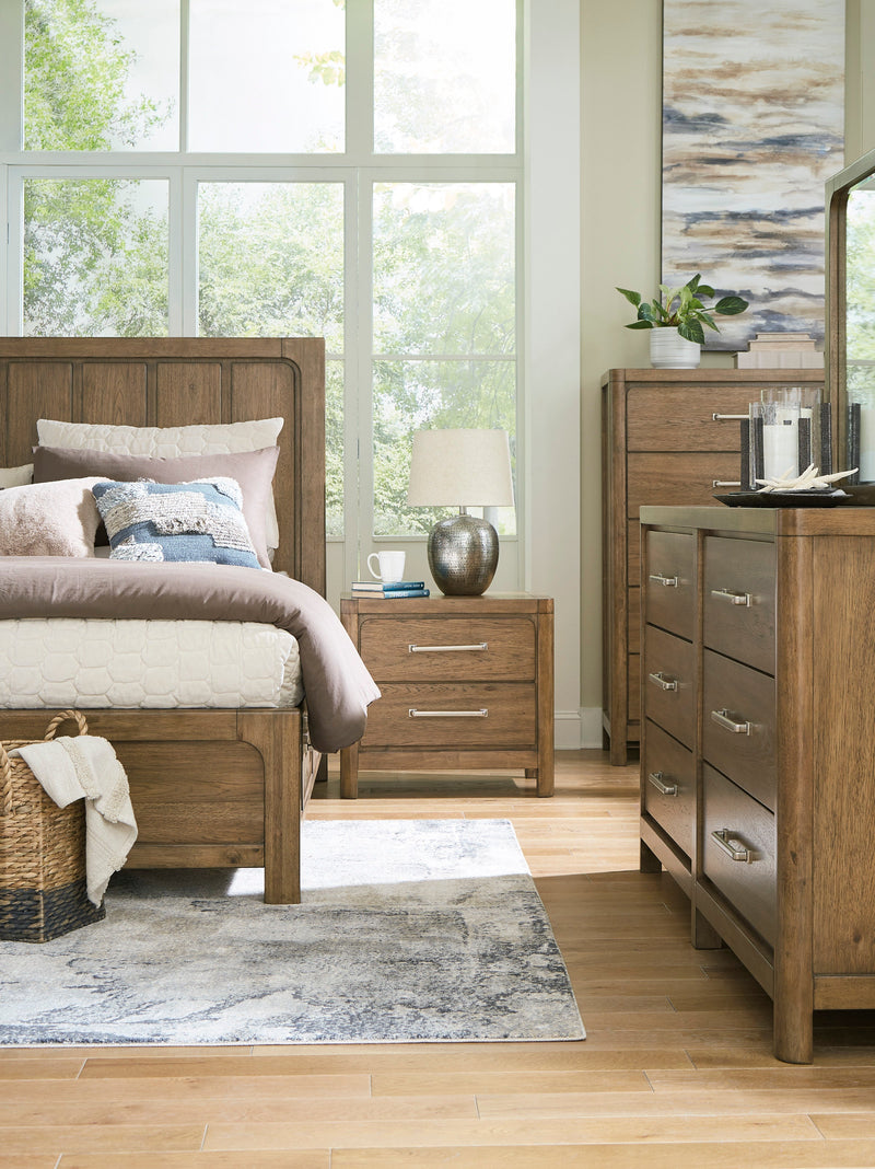 Cabalynn Light Brown Panel Storage Bedroom Set from Ashley - Luna Furniture