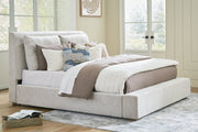 Cabalynn Light Brown King Upholstered Bed -  Ashley - Luna Furniture