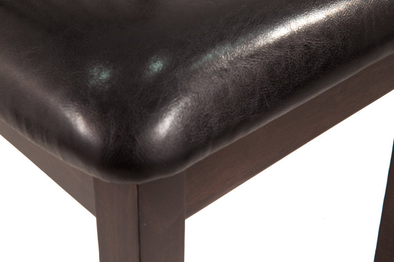 Hammis Dark Brown Dining Table with 2 Chairs -  Ashley - Luna Furniture