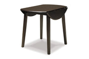 Hammis Dark Brown Dining Table with 2 Chairs -  Ashley - Luna Furniture