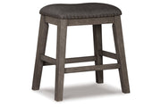 Caitbrook Gray Counter Height Dining Table and 4 Barstools -  Ashley - Luna Furniture