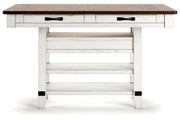 Valebeck Multi Counter Height Dining Table and 4 Barstools -  Ashley - Luna Furniture