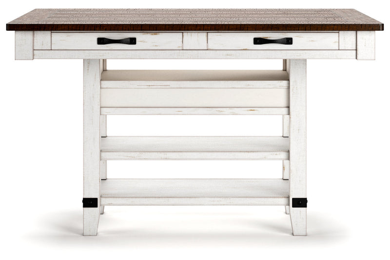 Valebeck Multi Counter Height Dining Table and 4 Barstools -  Ashley - Luna Furniture