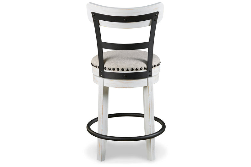Valebeck Multi Counter Height Dining Table, 4 Barstools and Server -  Ashley - Luna Furniture