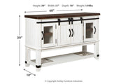 Valebeck Multi Counter Height Dining Table, 4 Barstools and Server -  Ashley - Luna Furniture