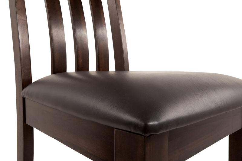 Haddigan Dining Table and 4 Chairs in Dark Brown from Ashley - Luna Furniture