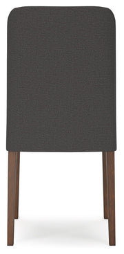 Lyncott Extension Dining Table and 4 Charcoal/Brown Chairs from Ashley - Luna Furniture
