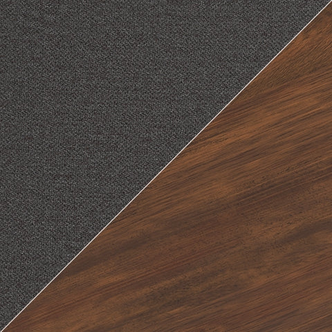 Lyncott Extension Dining Table and 4 Charcoal/Brown Chairs from Ashley - Luna Furniture
