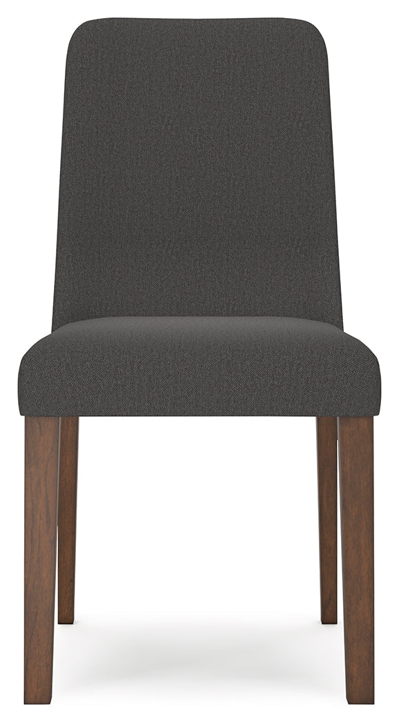 Lyncott Extension Dining Table and 4 Charcoal/Brown Chairs from Ashley - Luna Furniture