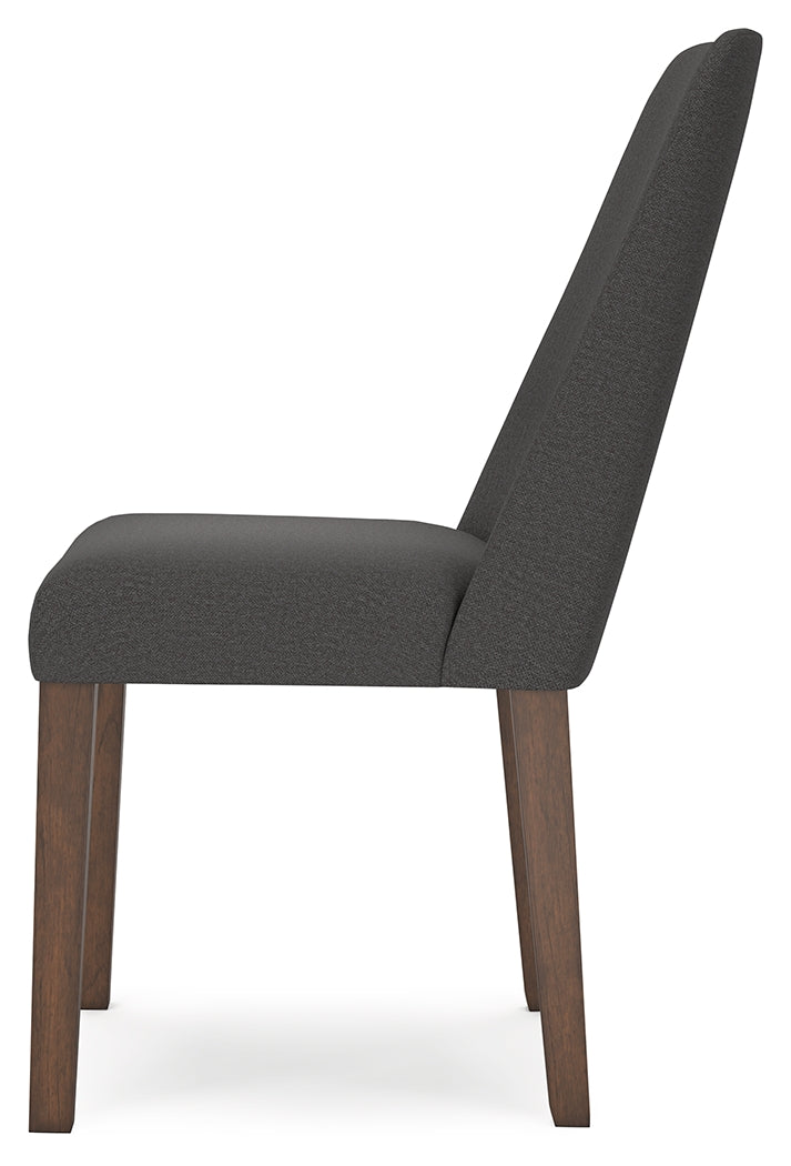 Lyncott Extension Dining Table and 4 Charcoal/Brown Chairs from Ashley - Luna Furniture