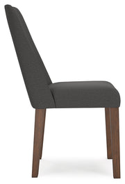 Lyncott Extension Dining Table and 4 Charcoal/Brown Chairs from Ashley - Luna Furniture