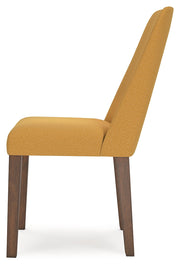 Lyncott Mustard/Brown Dining Table and 4 Chairs from Ashley - Luna Furniture