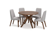 Lyncott Multi Dining Table and 4 Chairs -  Ashley - Luna Furniture
