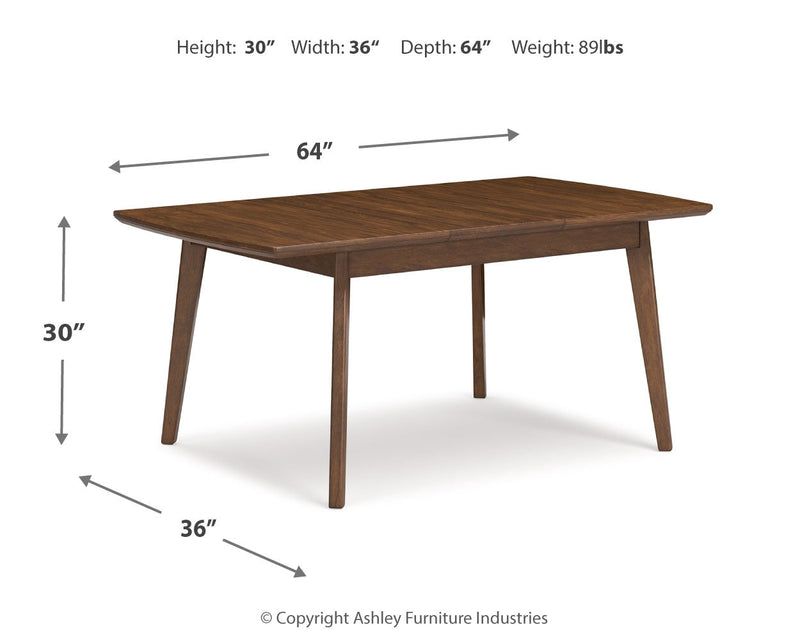 Lyncott Extension Dining Table and 4 Chairs from Ashley - Luna Furniture