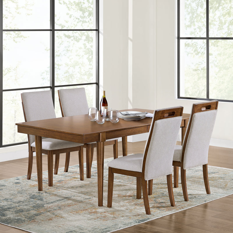 Lyncott Extension Dining Table and 4 Upholstered Chairs from Ashley - Luna Furniture