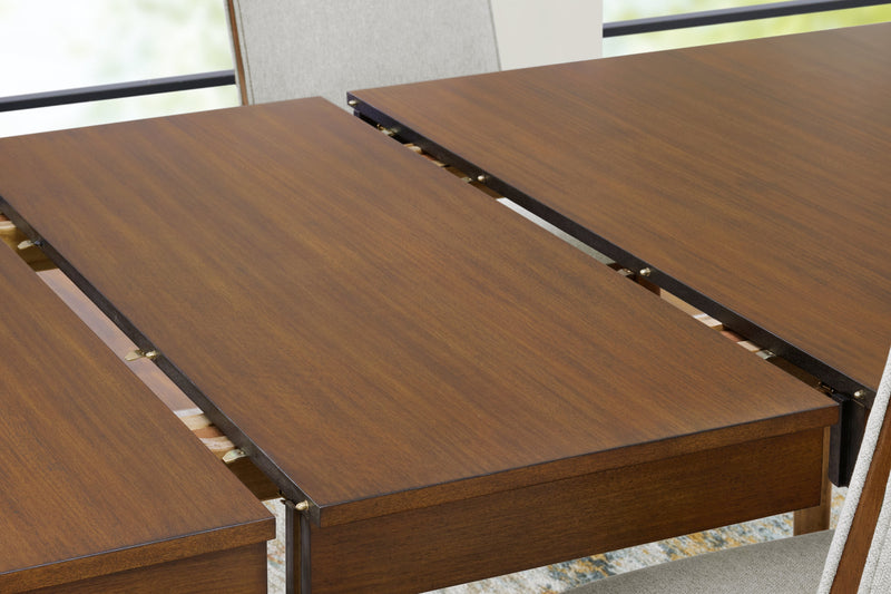 Lyncott Extension Dining Table and 4 Upholstered Chairs from Ashley - Luna Furniture
