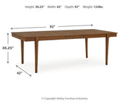 Lyncott Extension Dining Table and 4 Upholstered Chairs from Ashley - Luna Furniture