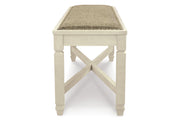 Bolanburg Antique White Dining Table with 4 Chairs and Bench -  Ashley - Luna Furniture
