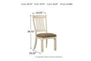 Bolanburg Two-tone Dining Table, 6 Chairs, and Bench -  Ashley - Luna Furniture